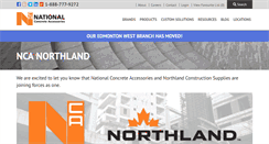 Desktop Screenshot of northlandconstruction.com